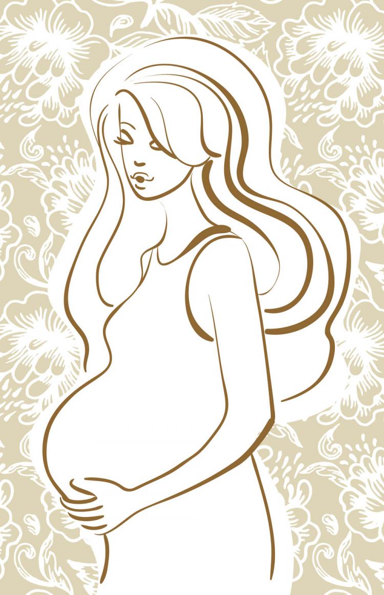 free vector Mothers silhouette 04 vector